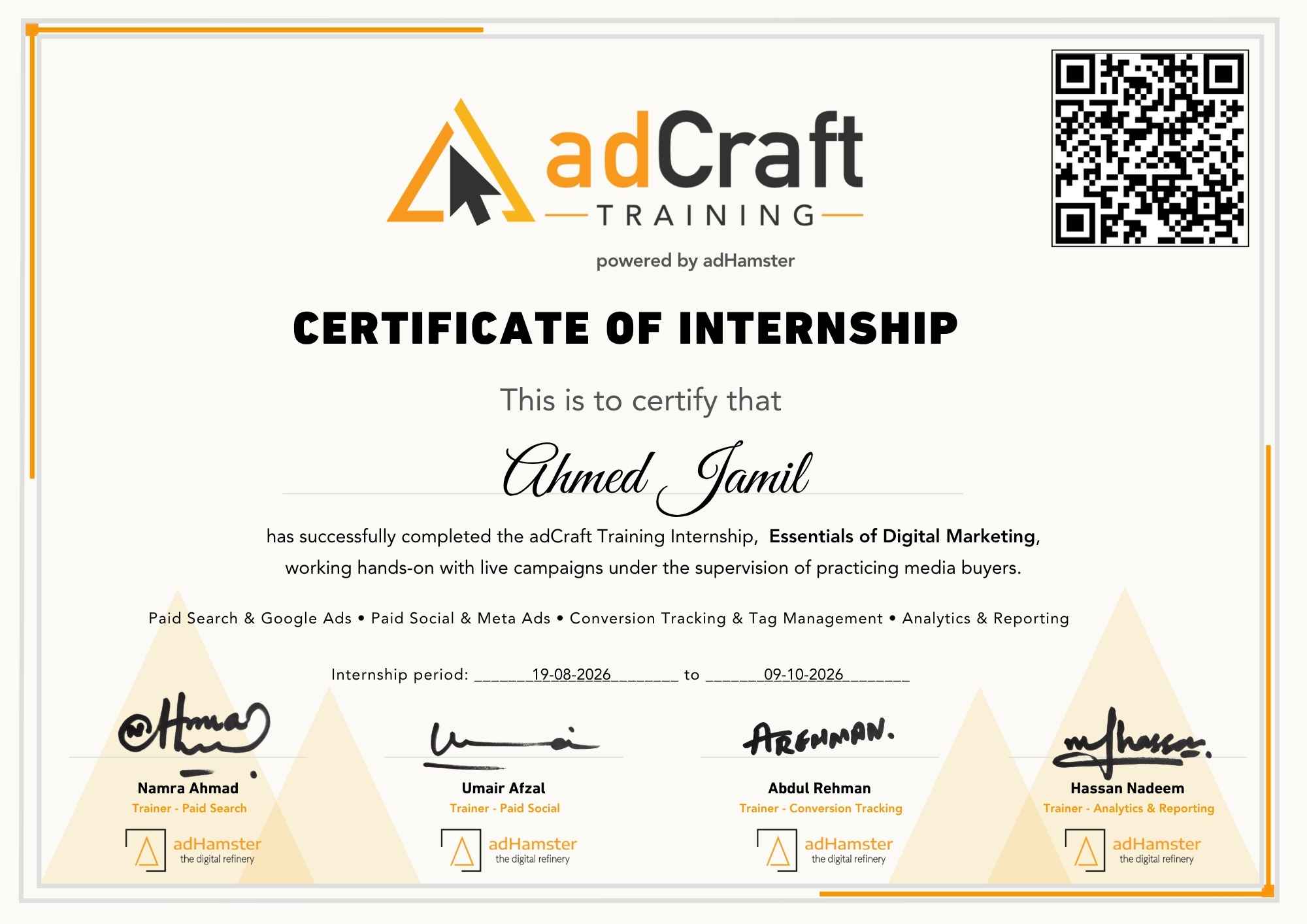 Certificate Visual